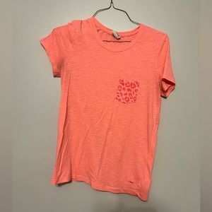 Pink Victoria Secret Tshirt animal print